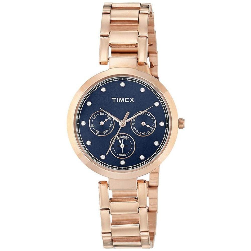 TIMEX Analog Watch for Women with Round Dial & Water Resistant Women's Wrist Watches