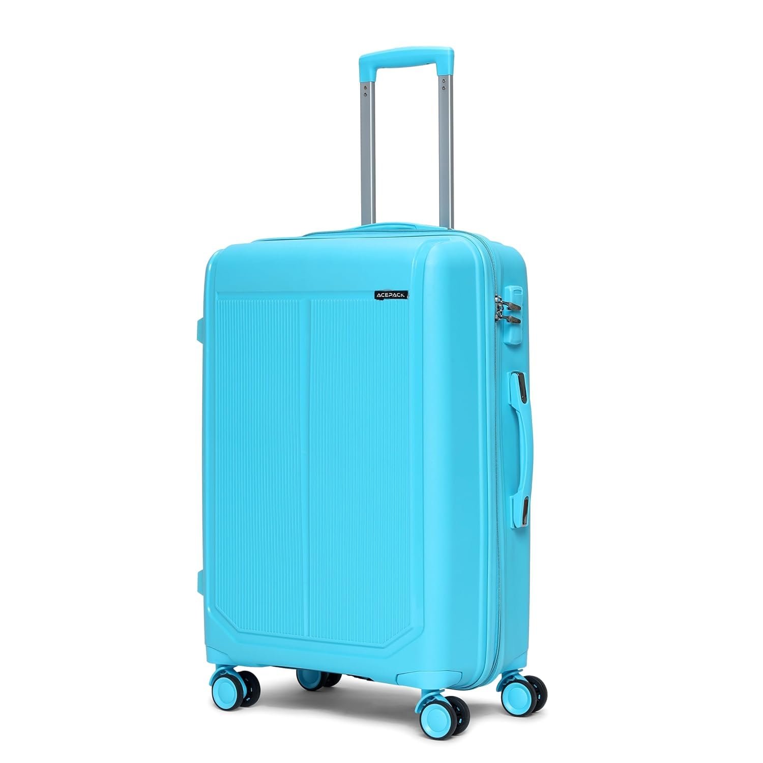 ACEPACK by Verage Megatron Hard Side Polypropylene Luggage Large Check in 103L | Lightweight Unbreakable Suitcase Set with 360° Silent Spinner Wheels, Number Lock & Telescopic Handle