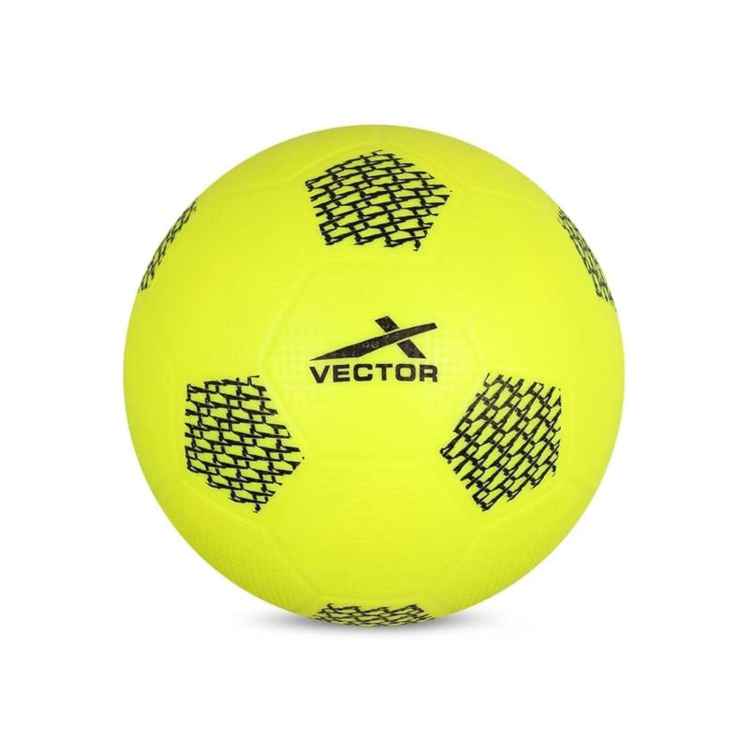 Vector X Soft Kick PVC Rubber Moulded Indoor/Outdoor Water-Resistant & Durable Home Play Playing Sports Soccer Football for Kids, Youth, Boys, Men Unisex