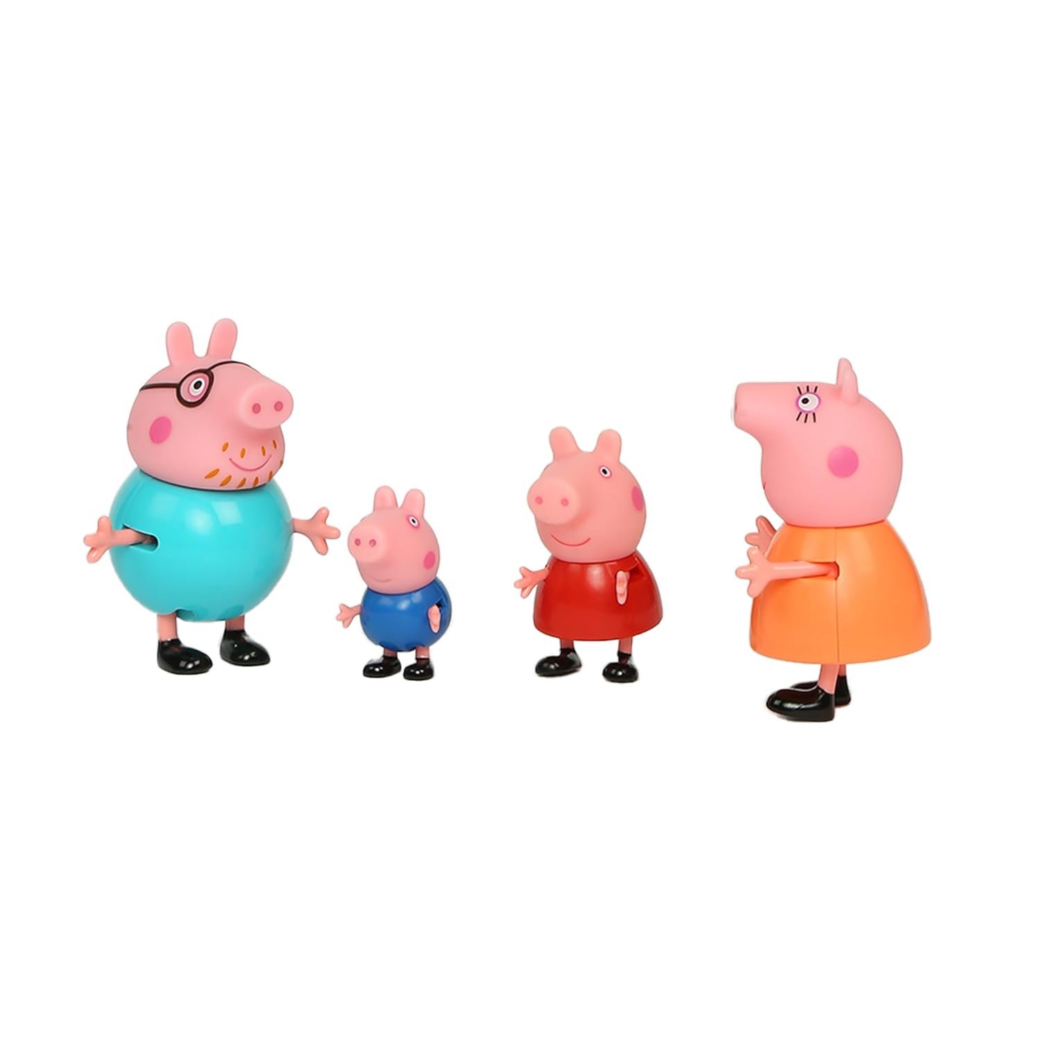 Peppa Pig Toys Family Figure Set, 4 Family Figures, Preschool Toys for 3 Year Old Girls and Boys and Up