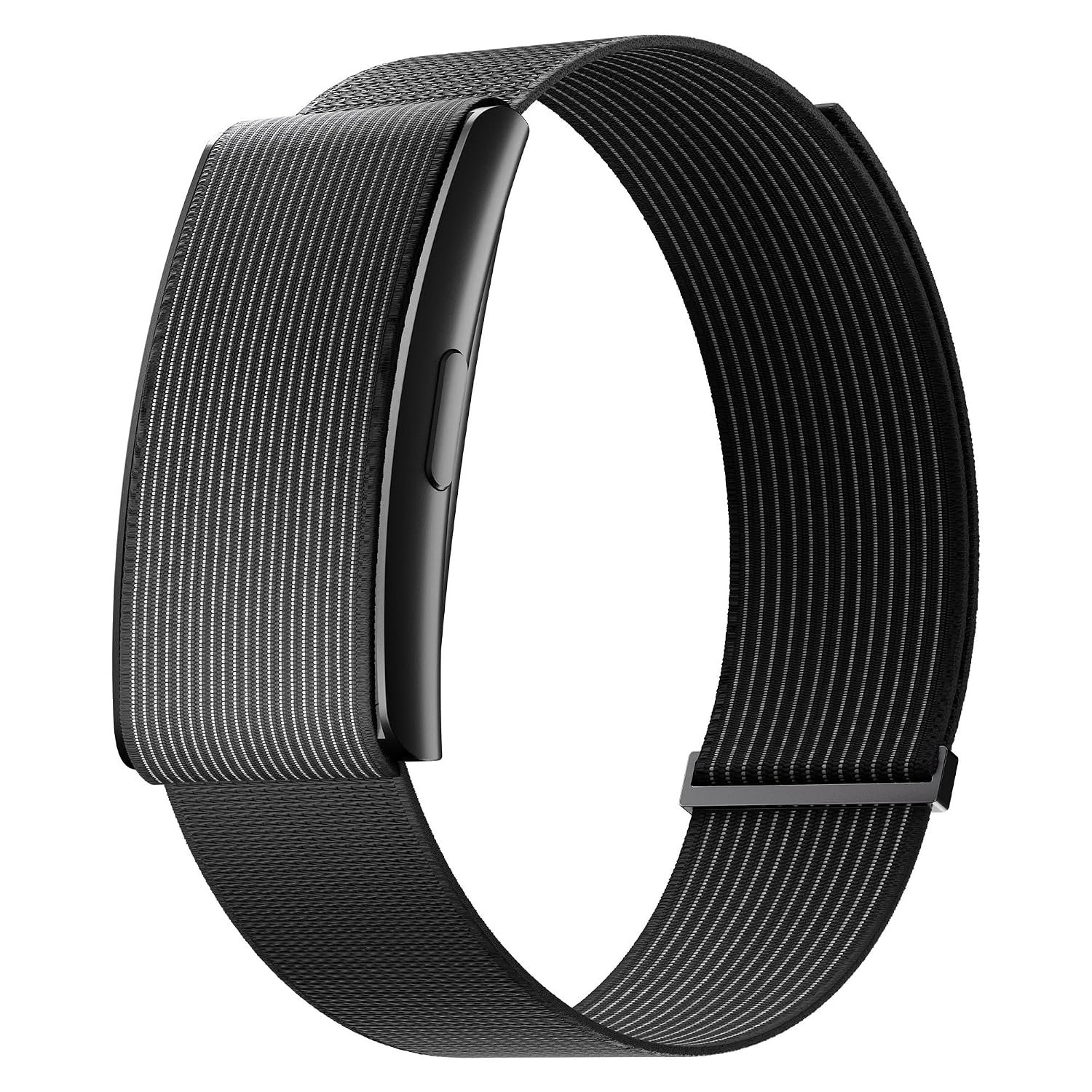 CrossBeats Vector Smart Band with 45 Days Battery Life, 5ATM Waterproof, HRV & SpO2 Tracking, Sleep & Stress Monitoring, 6-Axis Motion Sensor, Strava & Google Health Connect