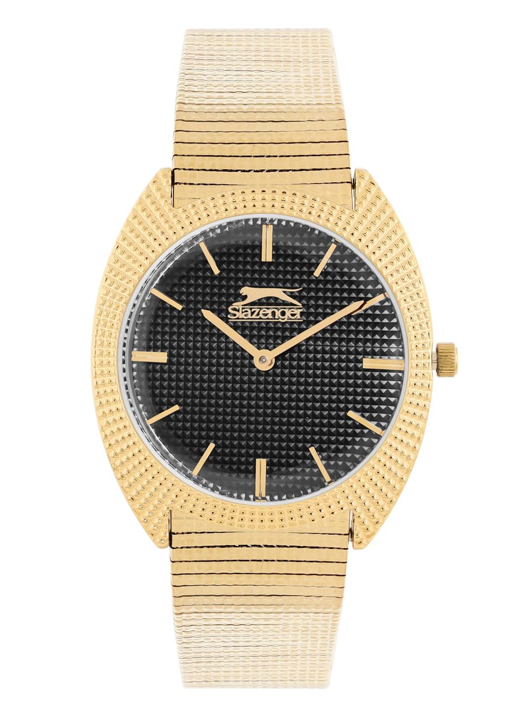 SLAZENGER Black Round dial 3Hands Analog Watch for Women -SL092261306