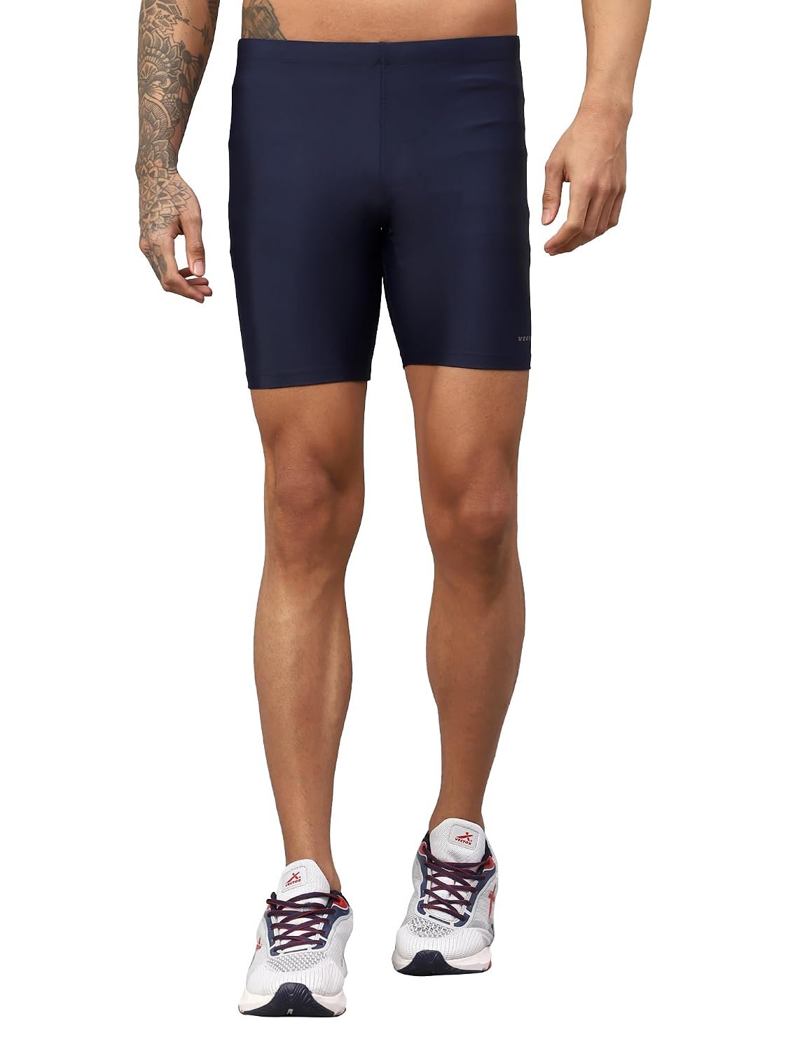 Vector X OMS-267 Men's Multi-Sports Compression Shorts Half Tights (Nylon) Skin Fit for Gym, Running, Swimming, Cricket, Cycling, Basketball, Yoga, Football, Tennis, Badminton