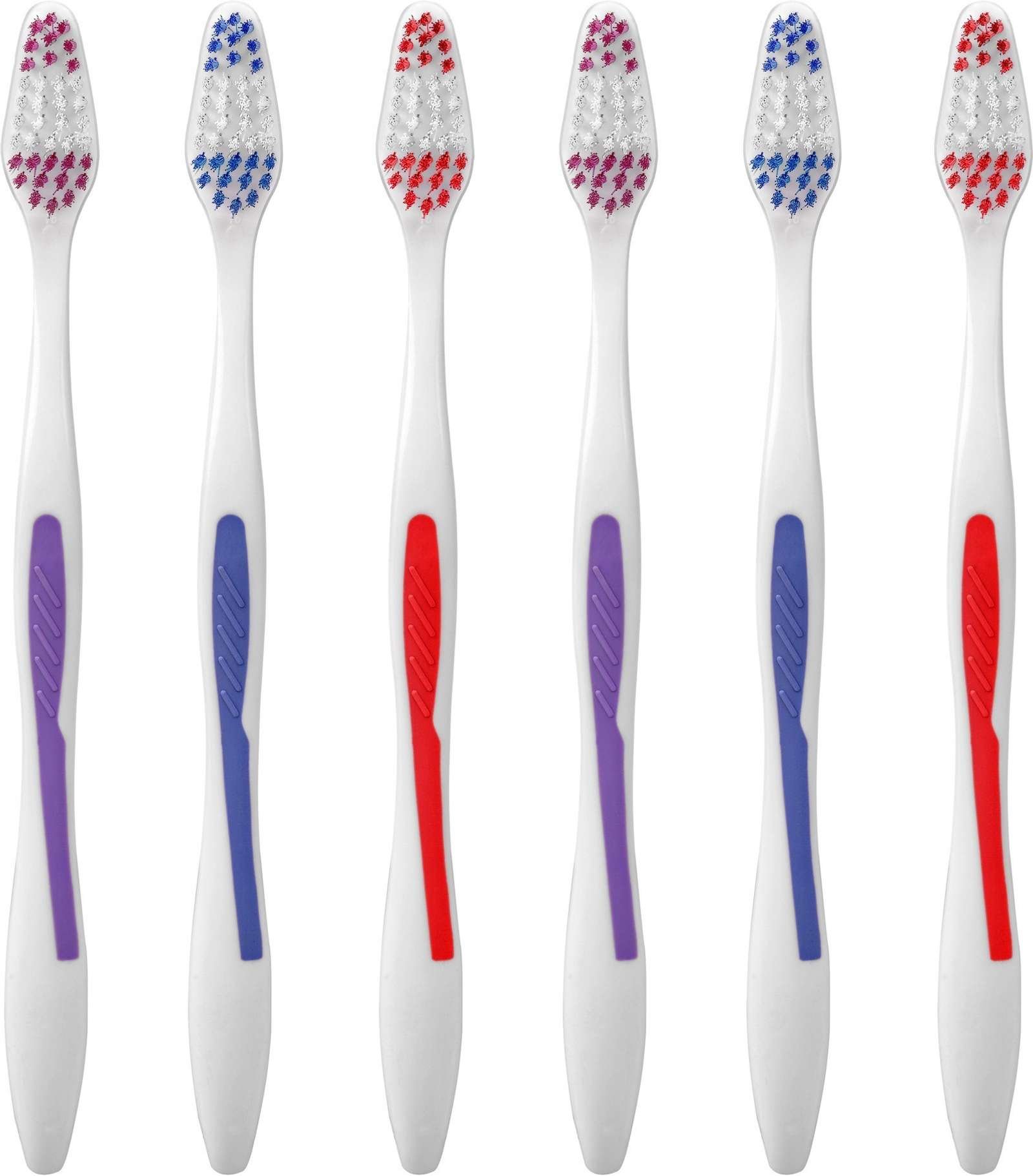 aquawhite bristles pack 6 beauty personal care soft toothbrush