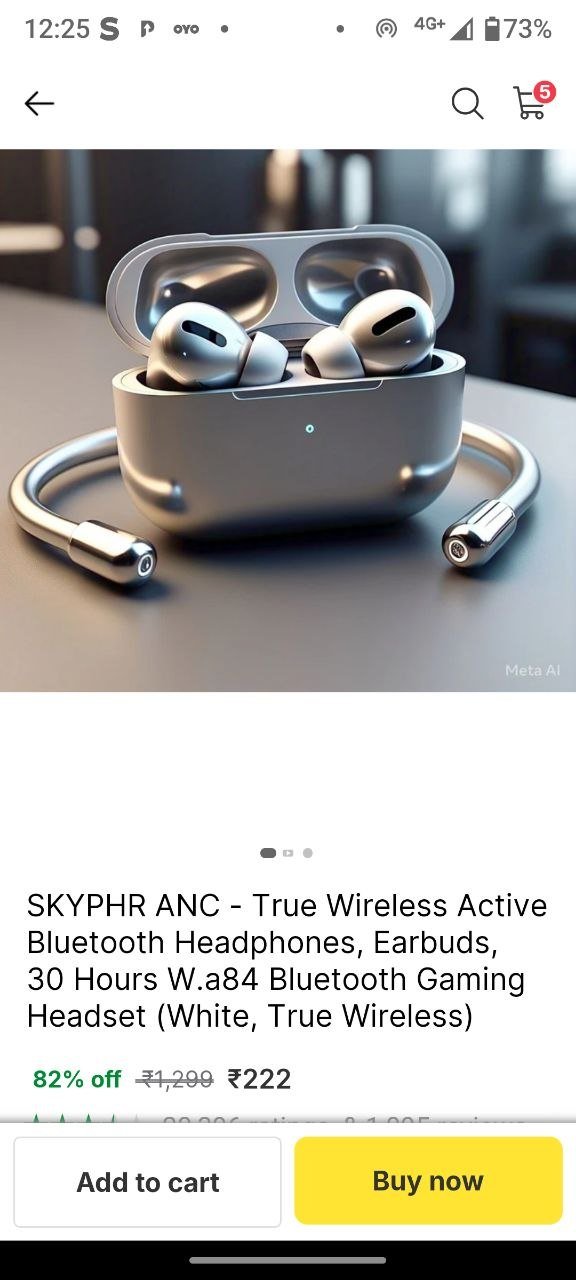 skyphr anc true wireless active bluetooth headphones earbuds 30 hours w a84 gaming headset