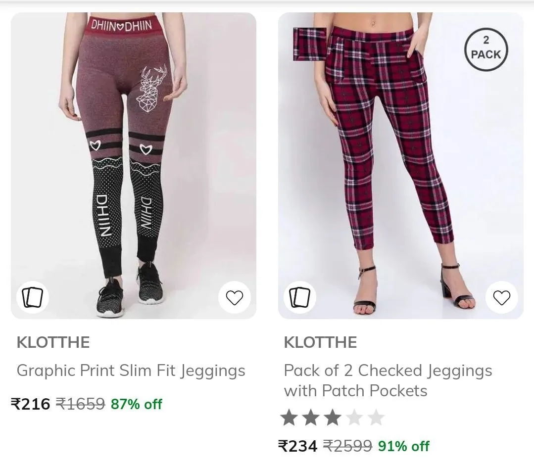 AJIO Loot : Jeans Starts .