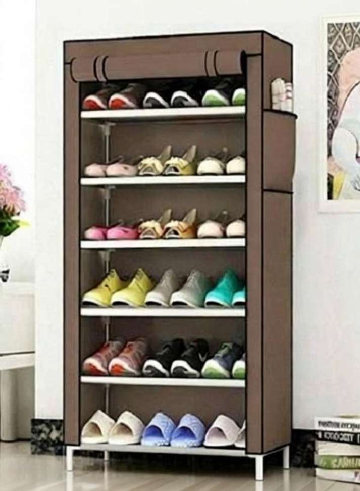 attache metal plastic shoe stand