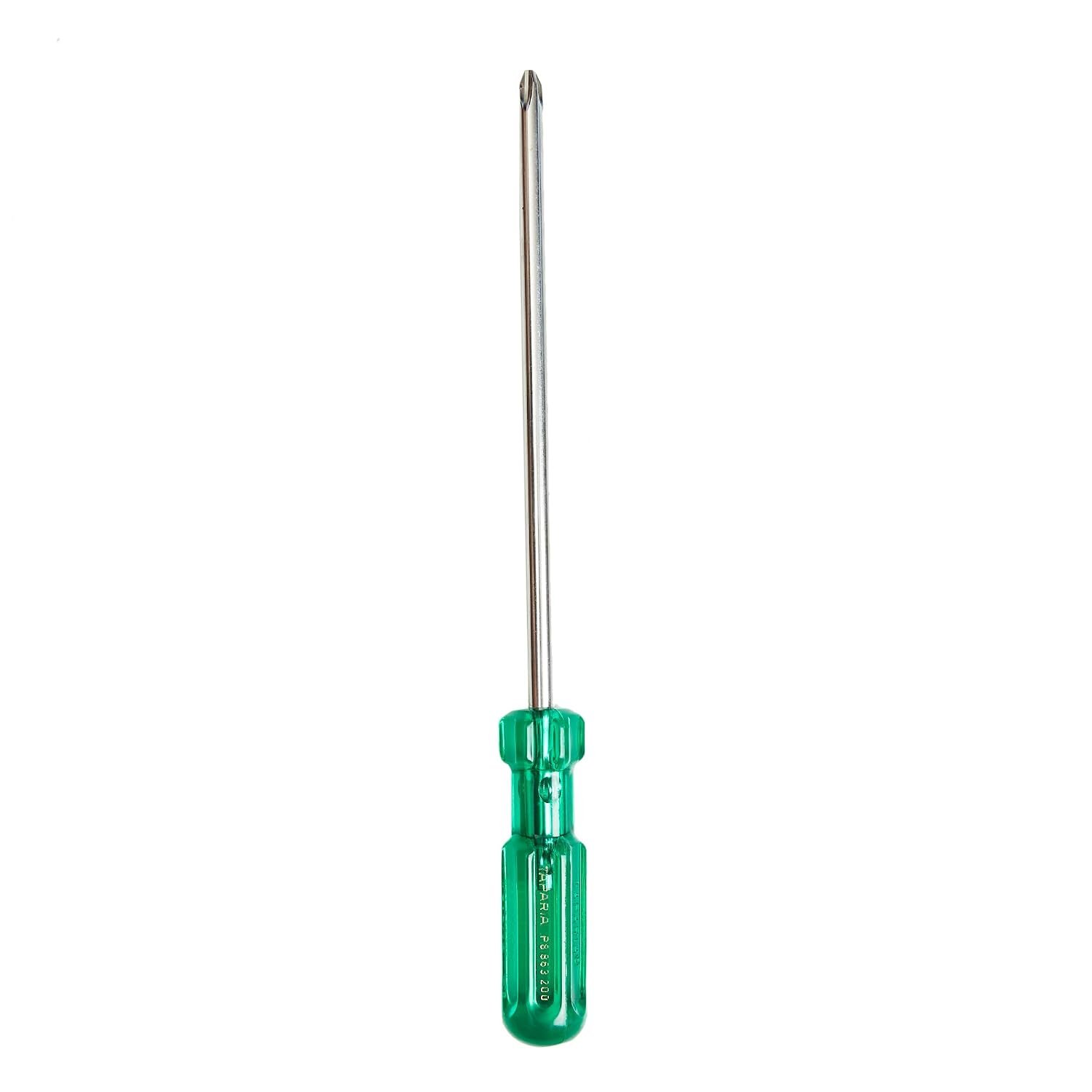 Taparia P8 863 200 Steel Tip No.3 Philips Screw Driver (Green and Silver)