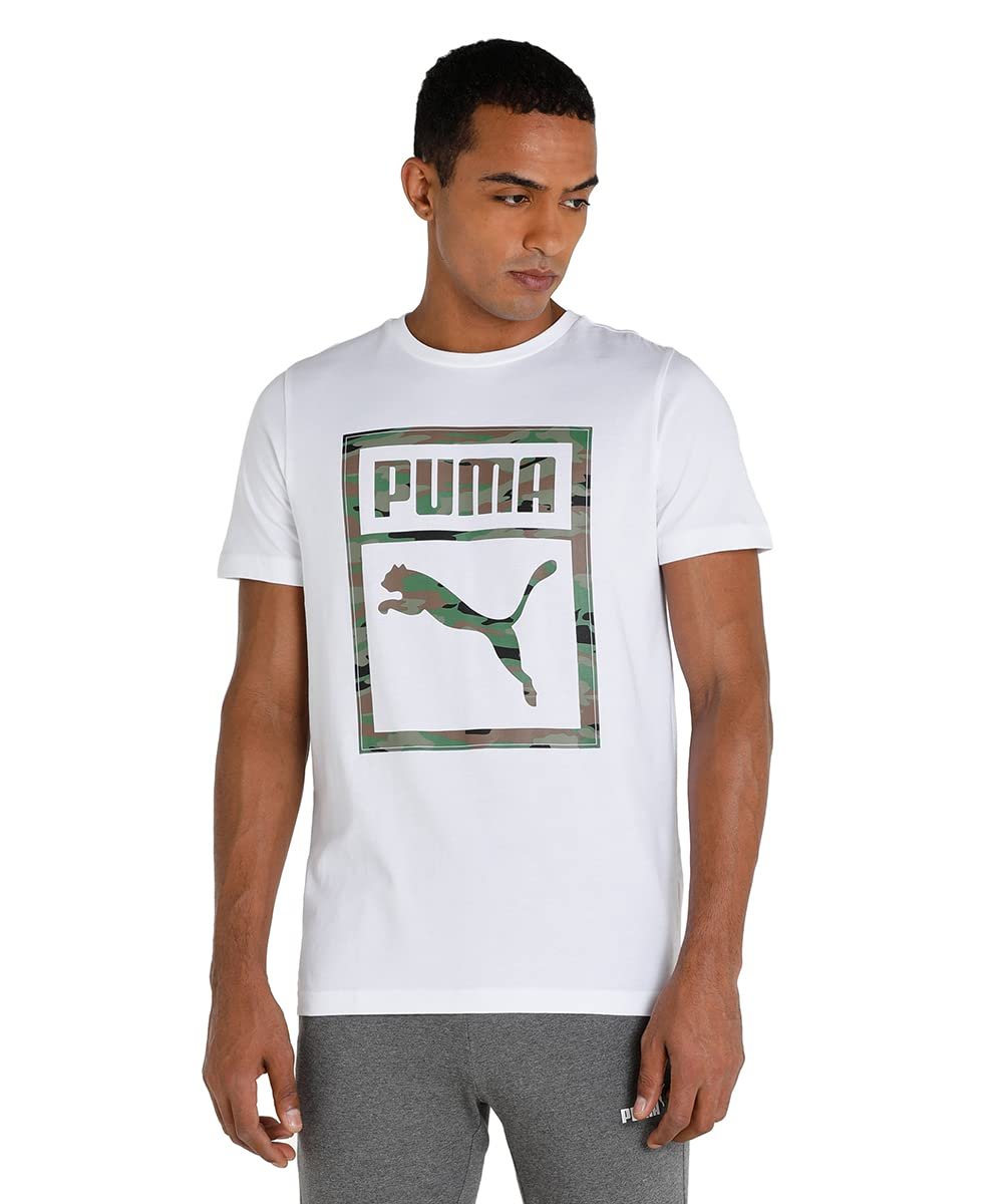 Puma Men Cotton Printed Slim Fit T-Shirt