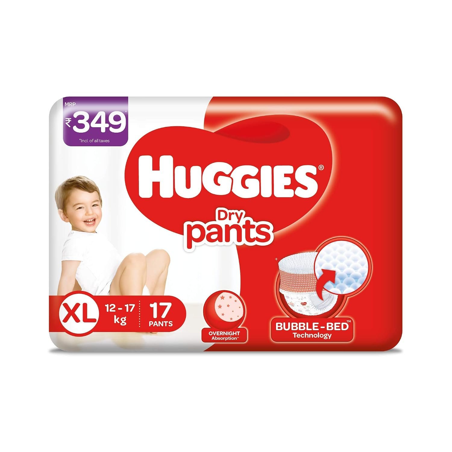 Huggies Dry Pants Extra Large Size Diapers (17 count)
