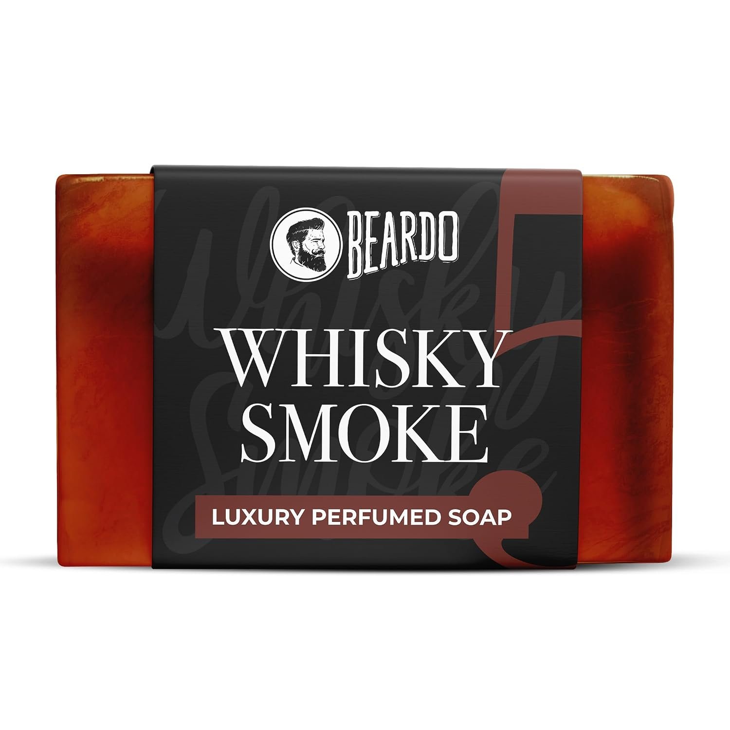 Beardo Whisky Smoke Perfumed Luxury Soap for Men, 75g | Deep cleanses skin pores | Repairs broken skin and Reduce Hyperpigmentation | Refreshing Fragrance all day long