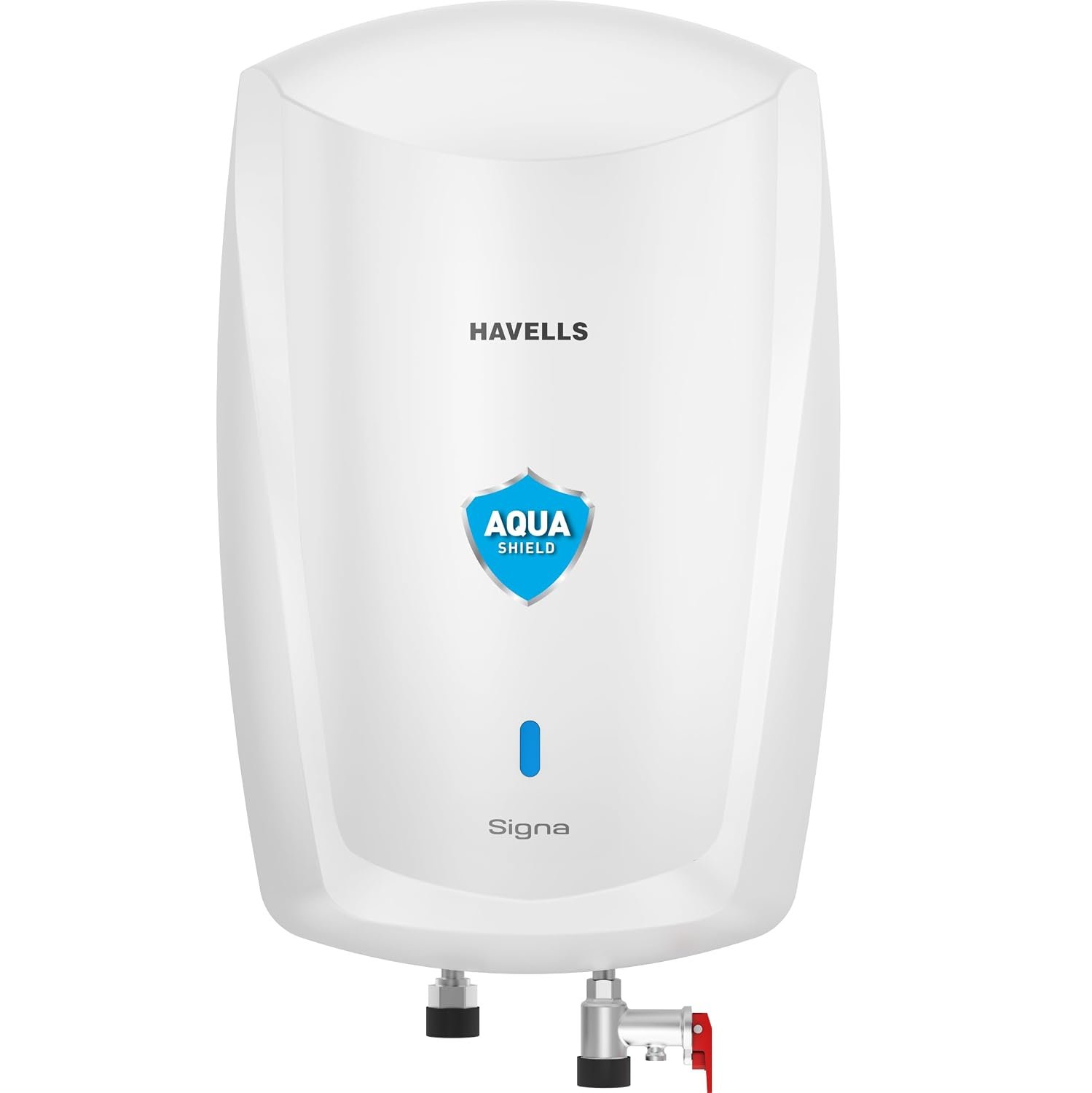 Havells Signa 5L Instant Water Heater(Geyser) with Anti Rust Aqua Shield| Twin LED Indicator| Shock Proof Body| ISI Marked| Fire Retardant Power Cord| Warranty- 5Yr on inner tank & 2Yr comprehensi