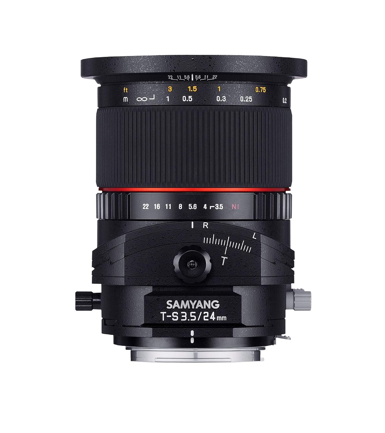 Samyang 885175 24 millimeters F3.5 Tilt Shift Lens for Canon (Black)