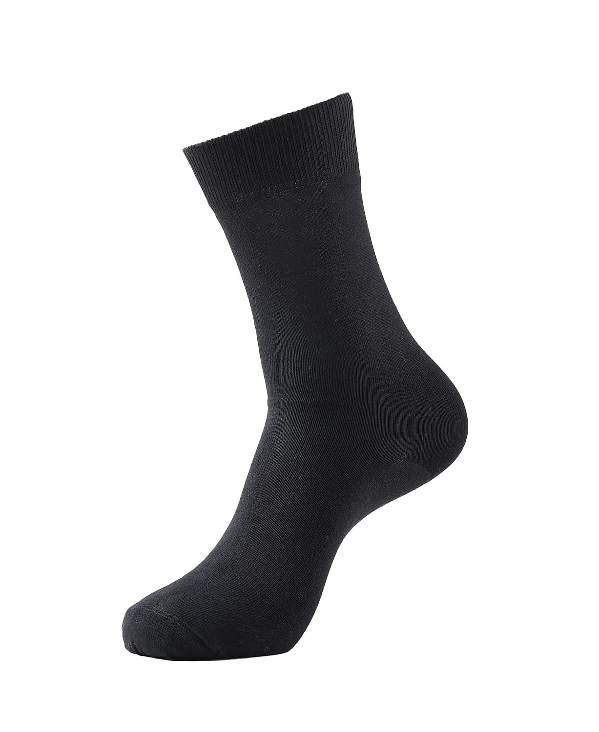 Jockey 7192 Men Mercerized Cotton Elastane Stretch Crew Length Socks with StayFresh Treatment_(Pack of 2)