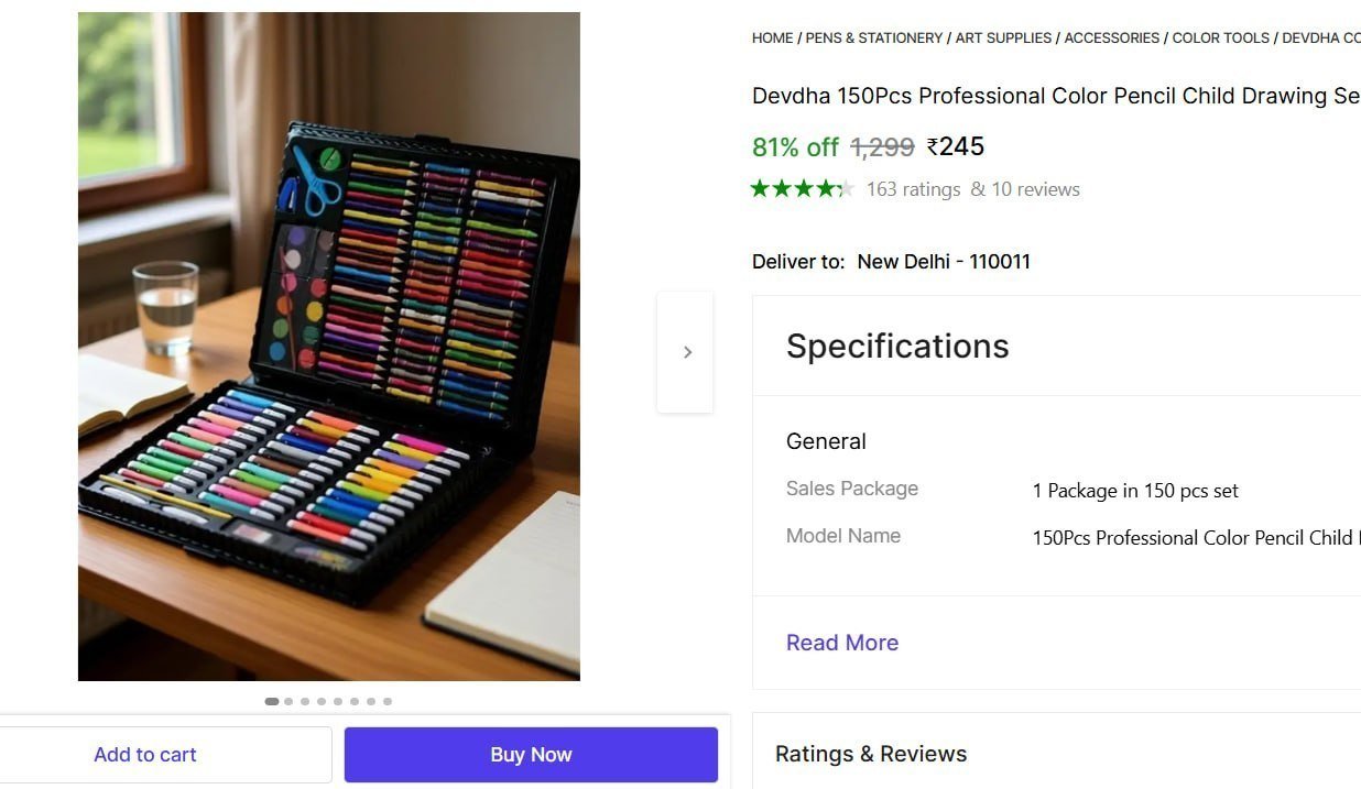 devdha 150pcs professional color pencil child drawing set painting colored pencils