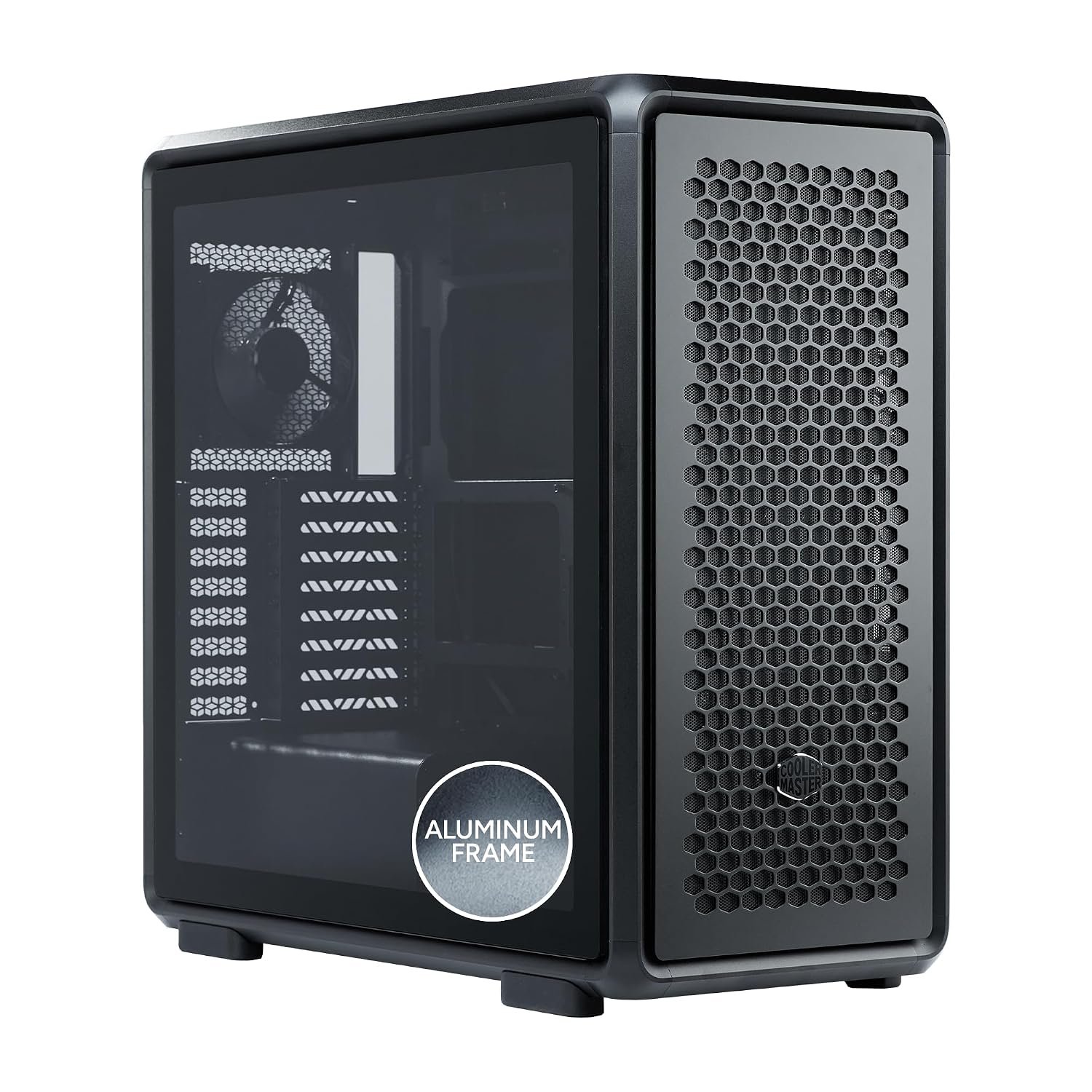 Cooler Master Masterframe 600 Black Case | Freeform 2.0 Modular Platform ATX Mid-Tower Case | Support Upto RTX 5090 | 420mm AIO Support | Type C Connector | Aluminum Frame | Magnetic Side Panels