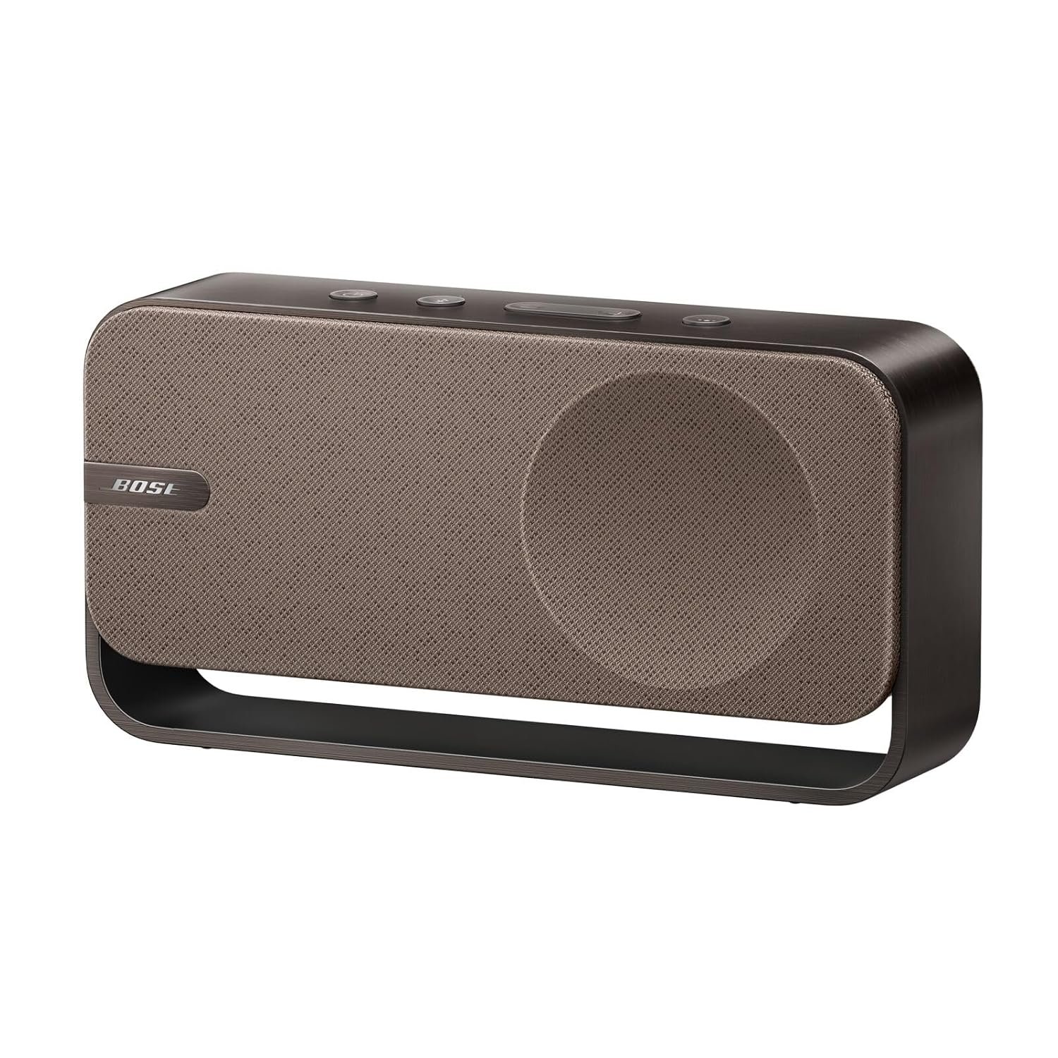 Bose SoundLink Home Speaker, Premium, Portable and Wireless Bluetooth Shelf Speaker, Up to 9 Hours Battery Life, Warm Wood
