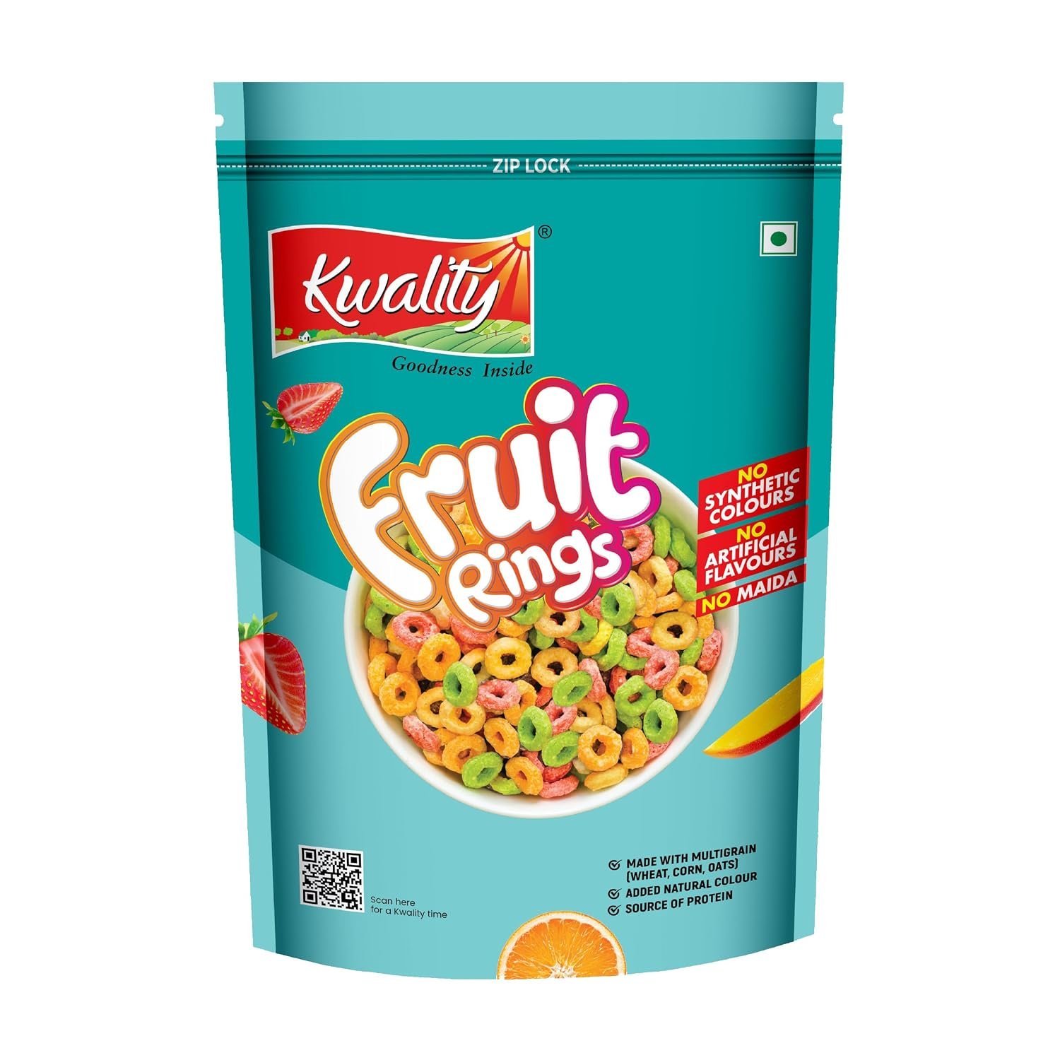 Fruitrings Flavor Mango Strawberry Multigrain Breakfast