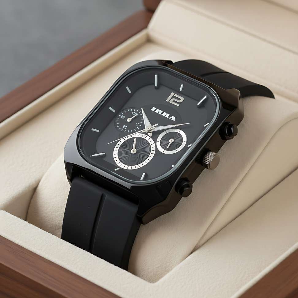 irha analog watch men women
