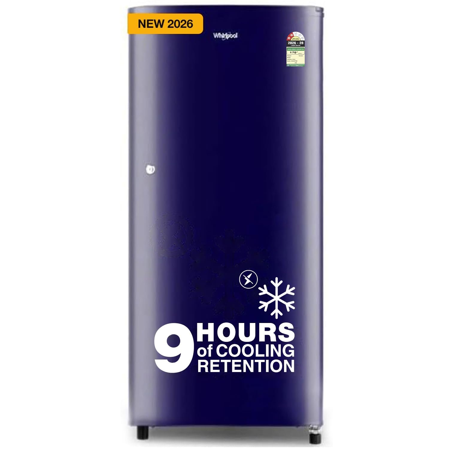 Whirlpool 184 L 2 Star Direct-Cool Single Door Refrigerator (205 WDE CLS 2S SAPPHIRE BLUE-Y, Blue, 2026 Model)