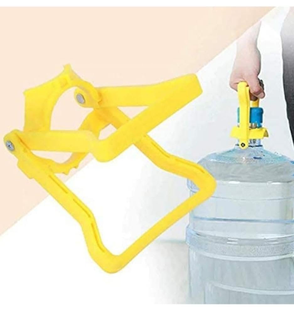 Clazkit Water Carry Bottled Water Pail Bucket Handle Water Upset Bottled Water Handle Pail Buckets Lifter (20L Bottle Lifter) Water Bottle Handle (1) Plastic, Multicolour