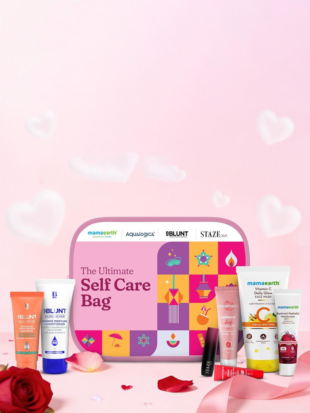 Buy Aqualogica Self Care Essentials Gift Set With Vanity Bag -  - Personal Care for Unisex
