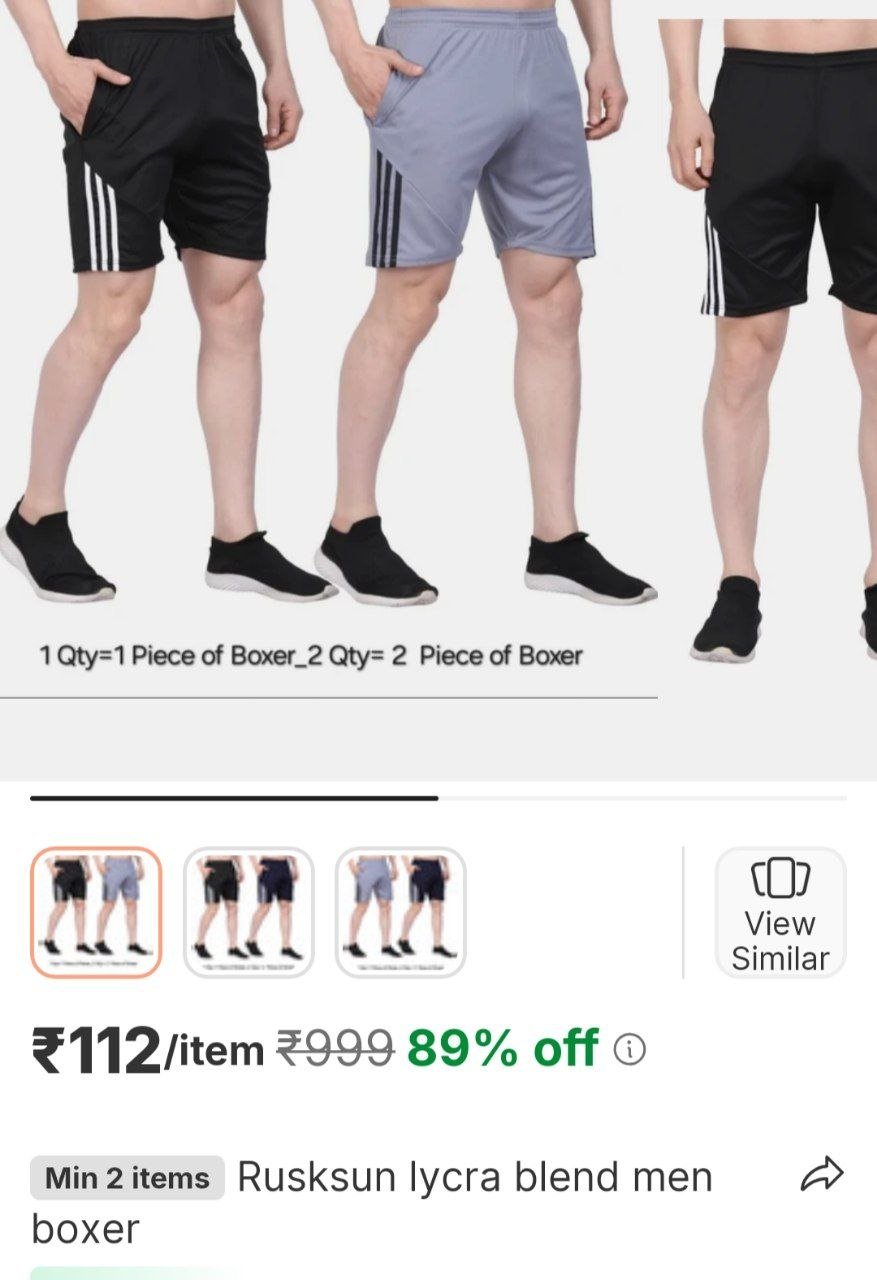 rusksun lycra blend men boxer