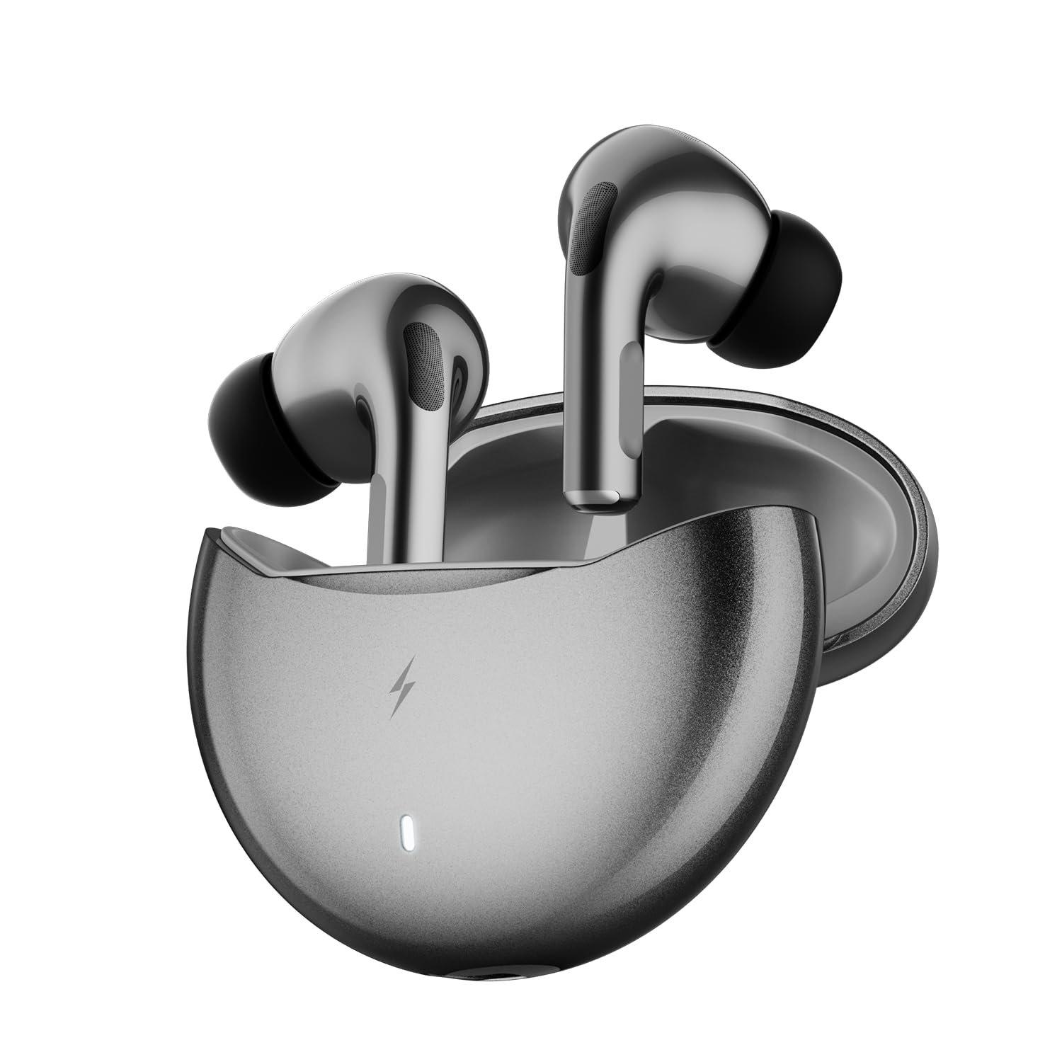 Fire-Boltt Aero TWS Earbuds Custom EQ, Wireless Bluetooth 5.4, Music & App Support, 50H Playtime, Fast Charging Case, 50ms Low Latency for Gaming, Touch Controls, IPX4 Waterproof, Clear Calls - Bl