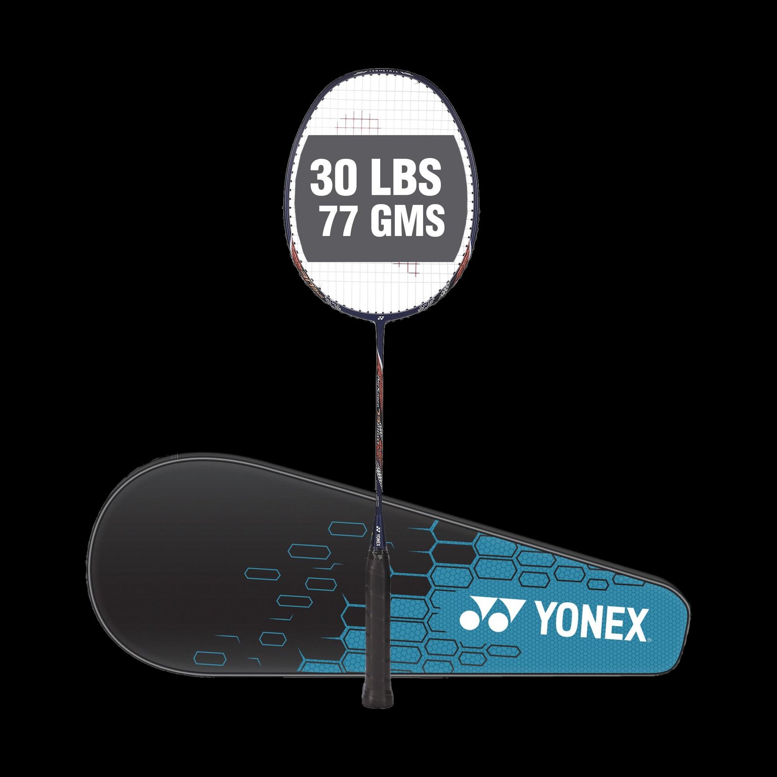 yonex arcsaber 73 light blue strung badminton racquet