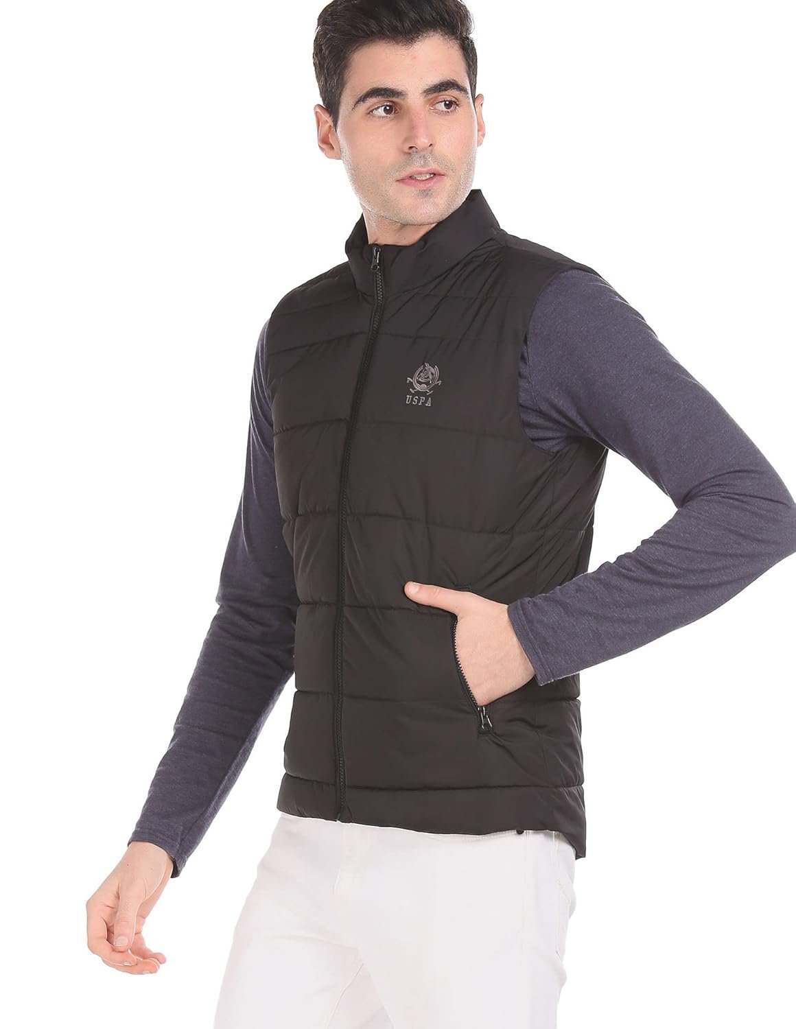 U.S. POLO ASSN. Cotton Men Standard Length Jacket