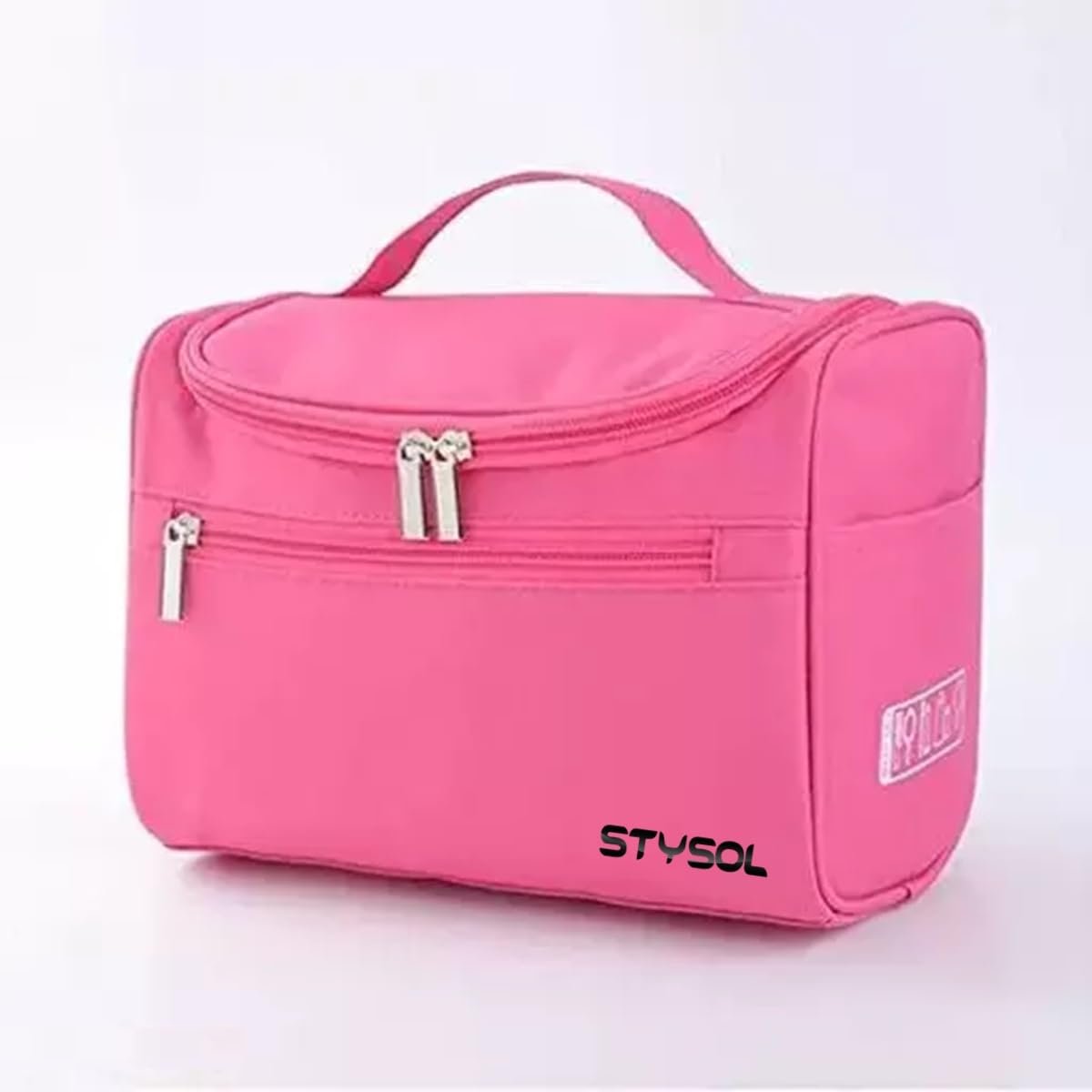 Travel Pouch Travel Organizer Packing Bags Portable Organizer Case Carry Pouch for Unisex Pink