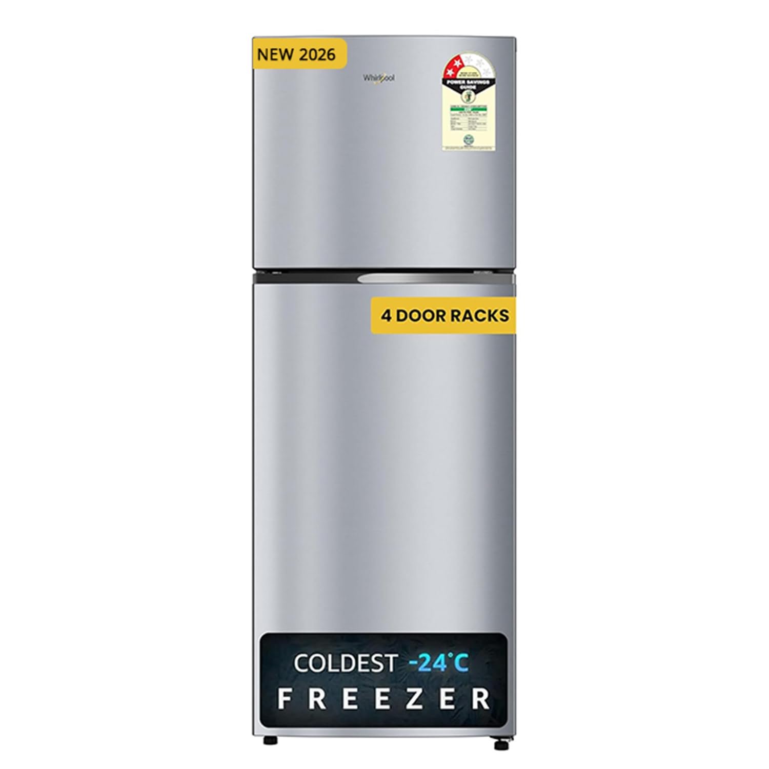 Whirlpool 235 L 2 Star Frost-free inverter Double Door Refrigerator (NEO SP278 PRM LUNAR STEEL(2S, 2026 Model)-Y, 2026 Model)