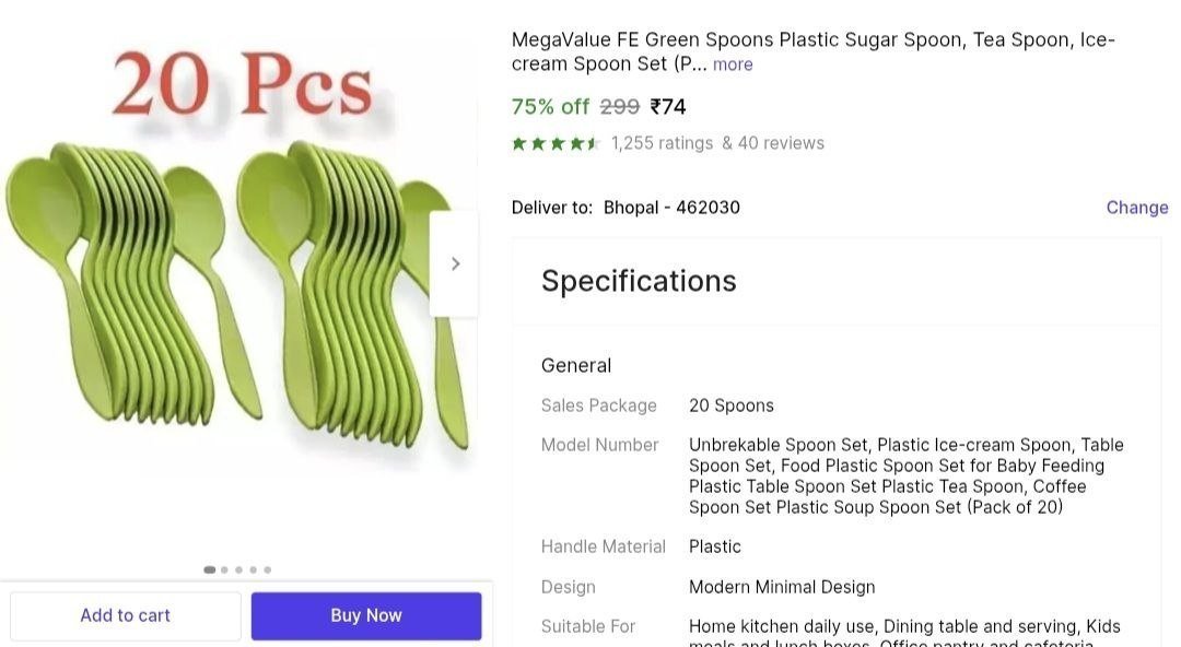 plastic sugar spoon tea ice cream spoon set
