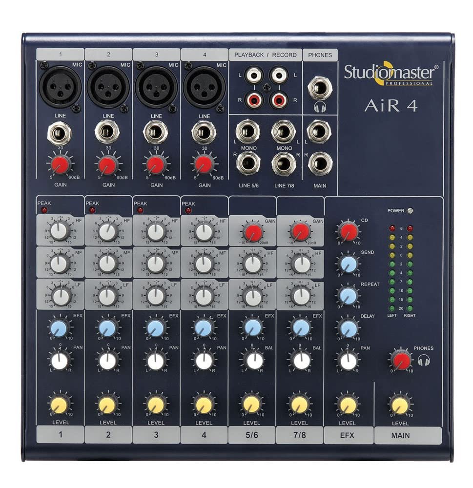 Studiomaster Professional AiR 4 compact mixer