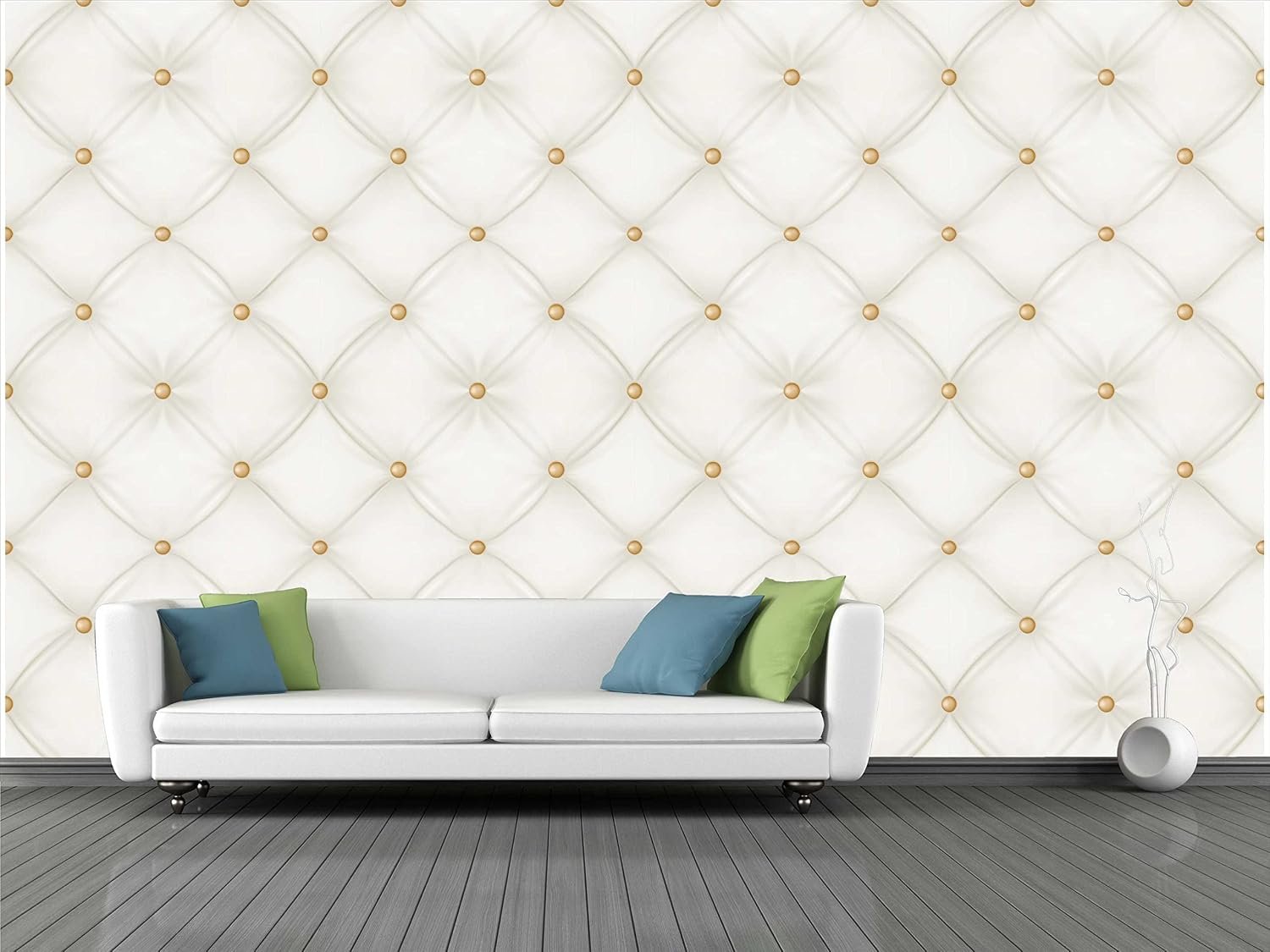 CABANA HOMES PVC Self-Adhesive Wallpaper, 45 x 125 cm (6 sq. ft) Made in India