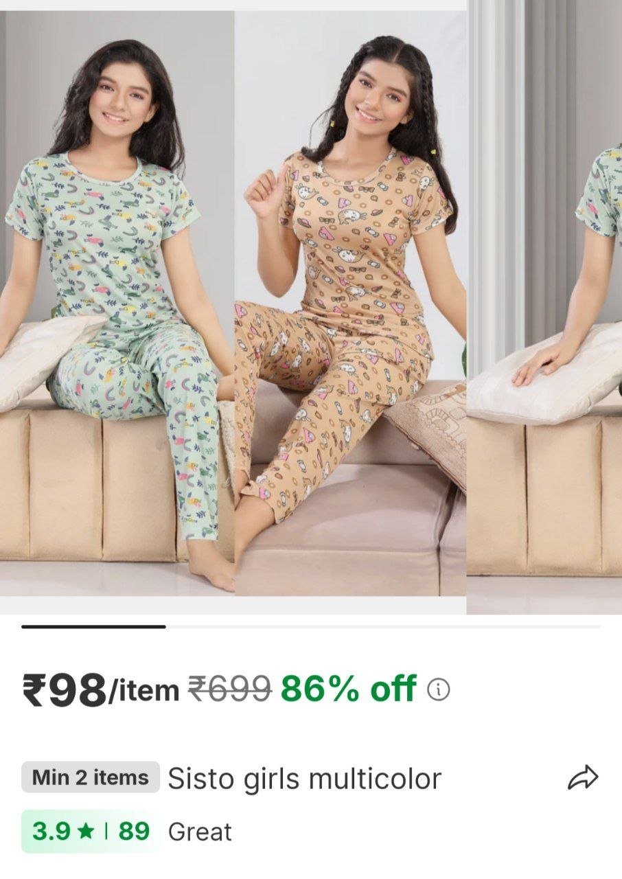 sisto girls multicolor
