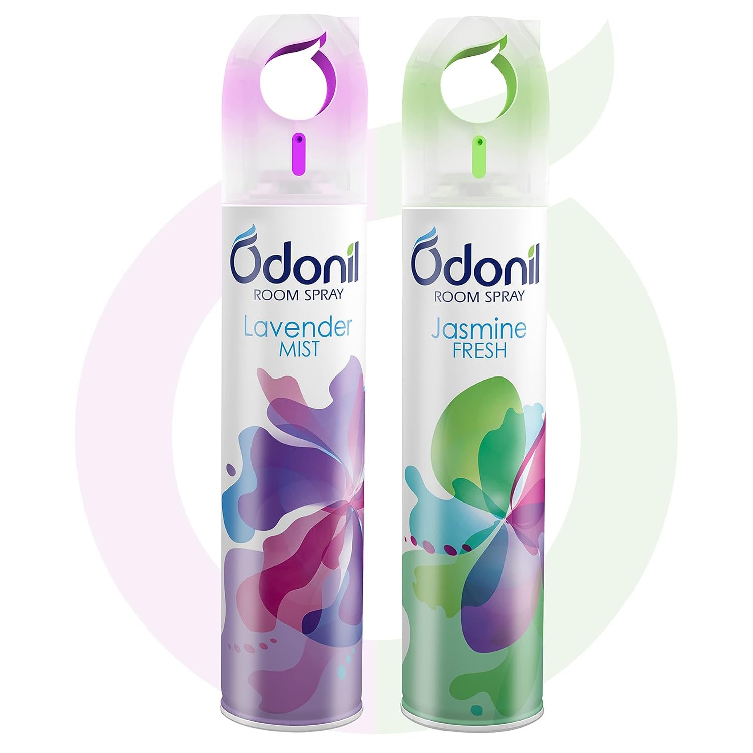 Odonil Air Freshener Room Spray - 440 ml Combo (Pack of 2, 220ml each) | Lavender Mist & Jasmine Fresh | Nature Inspired Fragrance for Home & Office | Long Lasting Fragrance | Instant Freshnes