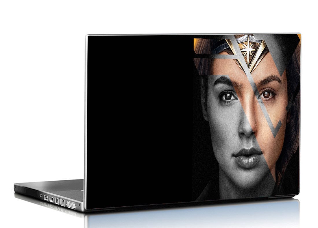 PIXELARTZ Laptop Skin Superhero Diana Prince 15.6 Inches Skins/Stickers for Dell-Lenovo-Acer-HP (5004)