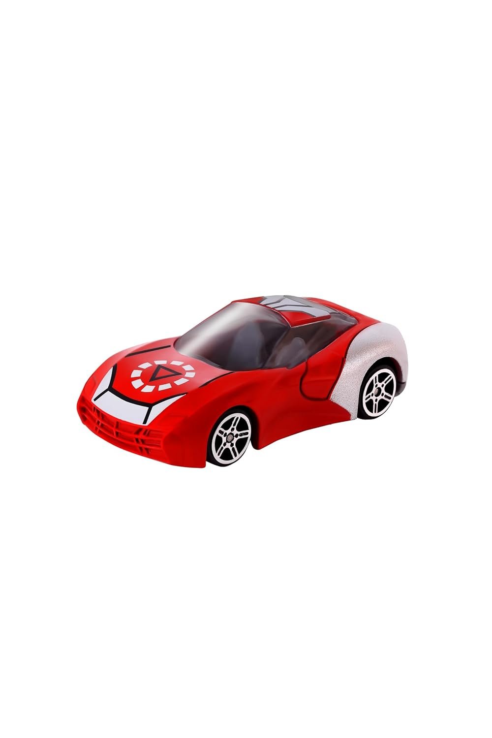 Marvel Go Collection | Knight Speed | Iron Man | 1:64 Diecast Toy Car | Ages 3 and Up | Collect Them All, Red