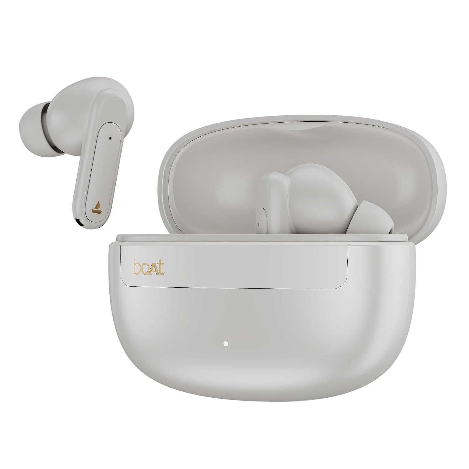 boAt 2026 Launch Airdopes Plus 222 with Immersive Spatial Audio, 60 Hrs Battery, 13mm Drivers, Hearables App Support, Multi Connect, Voice Assistant TWS Earbuds with mic (Ivory White)