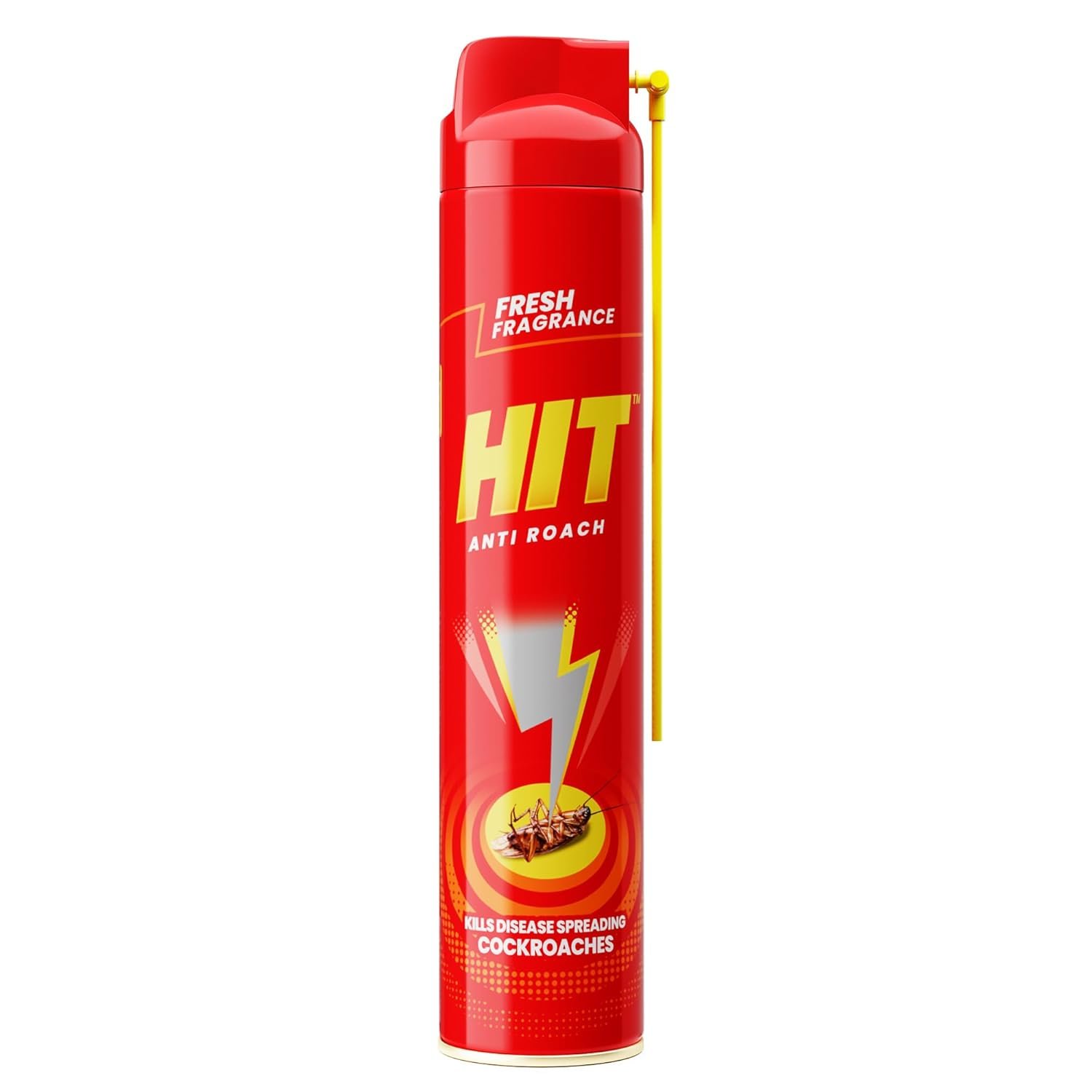 HIT Crawling Insect Killer Cockroach Killer Spray | Instant Kill | Deep-Reach Nozzle | Fresh Fragrance, 700ml