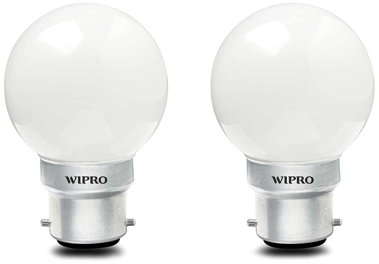 wipro 0.5W LED Cool Day Light Lamp, Pack of 2, (N10001)