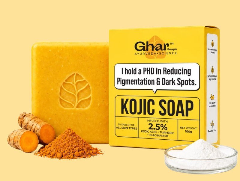 Kojic Acid Soap for De-Pigmentation & Dark Spot Reduction