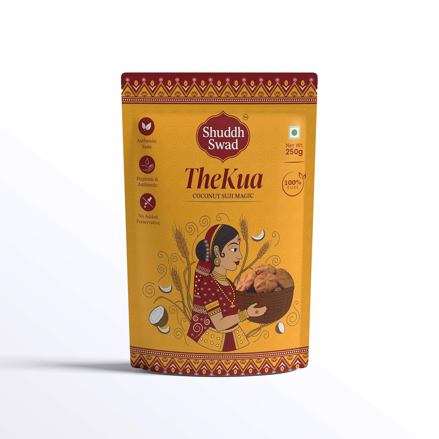 Coconut Suji Thekua – Authentic Bihari Sweet Snack | Crispy & Handmade Treat Cookies Biscuit