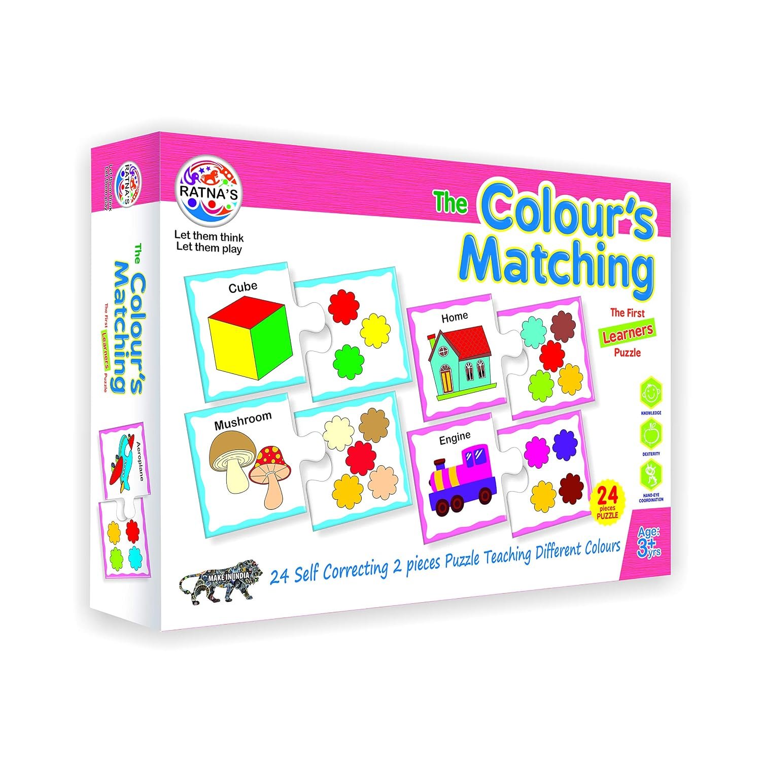 RATNA'S Educational Jigsaw Puzzle Range for Kids (THE Colour Matching)