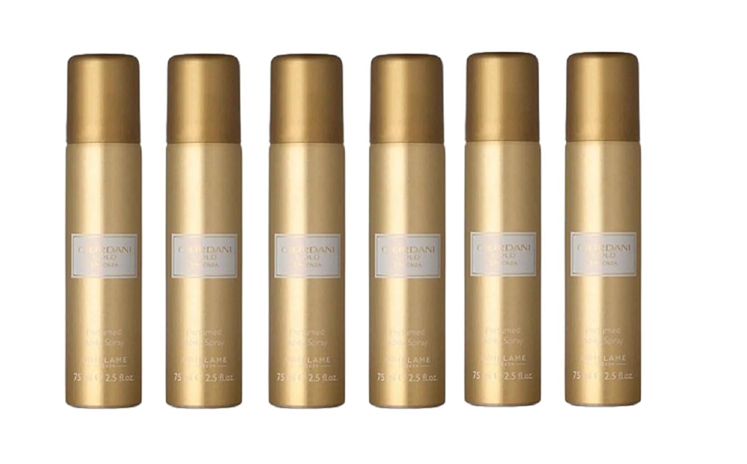 Giordani Gold Essenza Perfumed Body Spray 75ML each (Pack of 6)