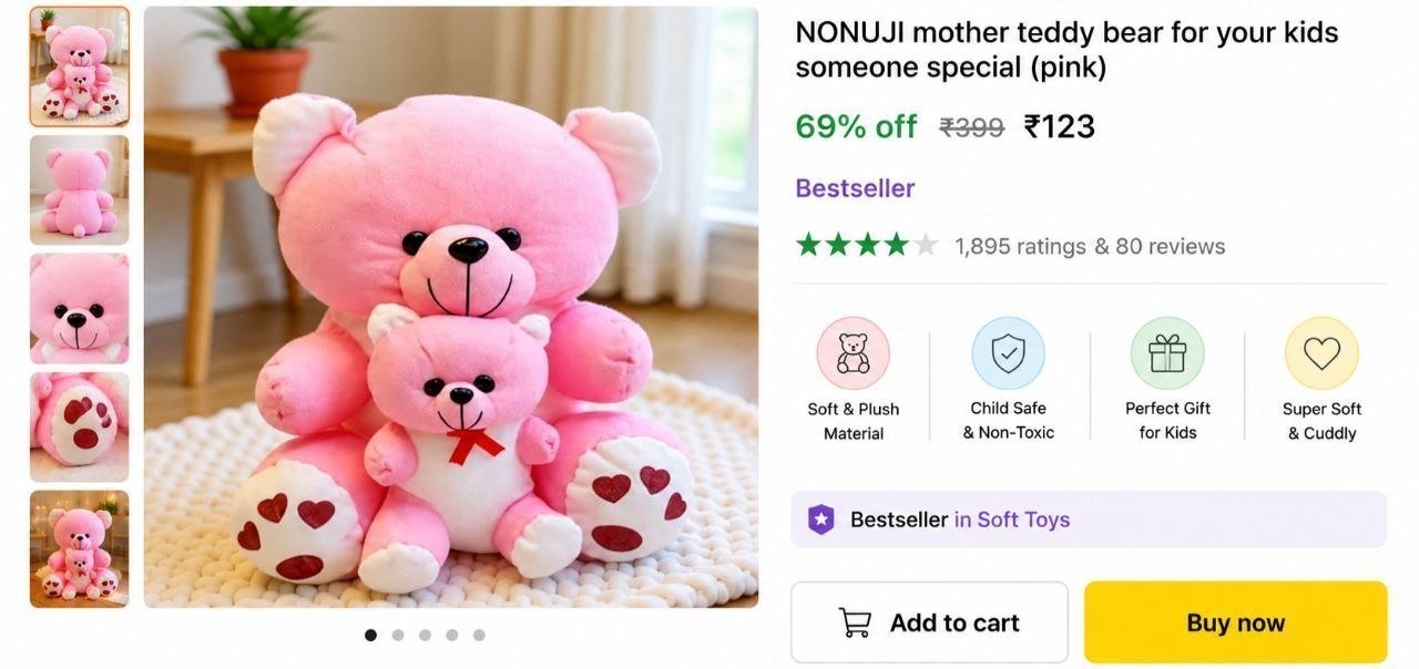 nonuji mother teddy bear your kids someone special