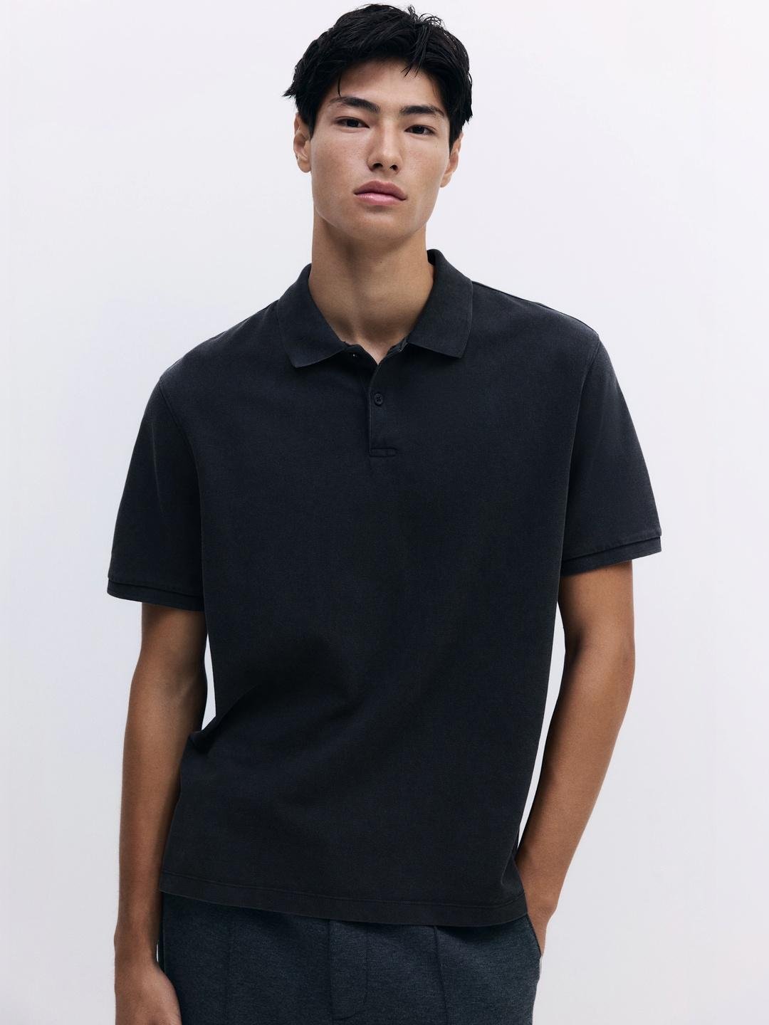 Buy H&M Men Regular Fit Polo Shirt -  - Apparel for Men