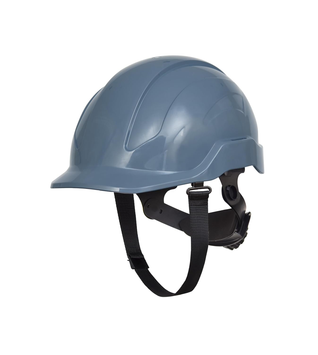 KARAM PN574 ABS Safety Helmet for Men Industrial & Outdoor Activities |Rachet Type Adjustment with Unique Sweat Absorbent Headband |Hard Hat| ANSI Certified| Grey
