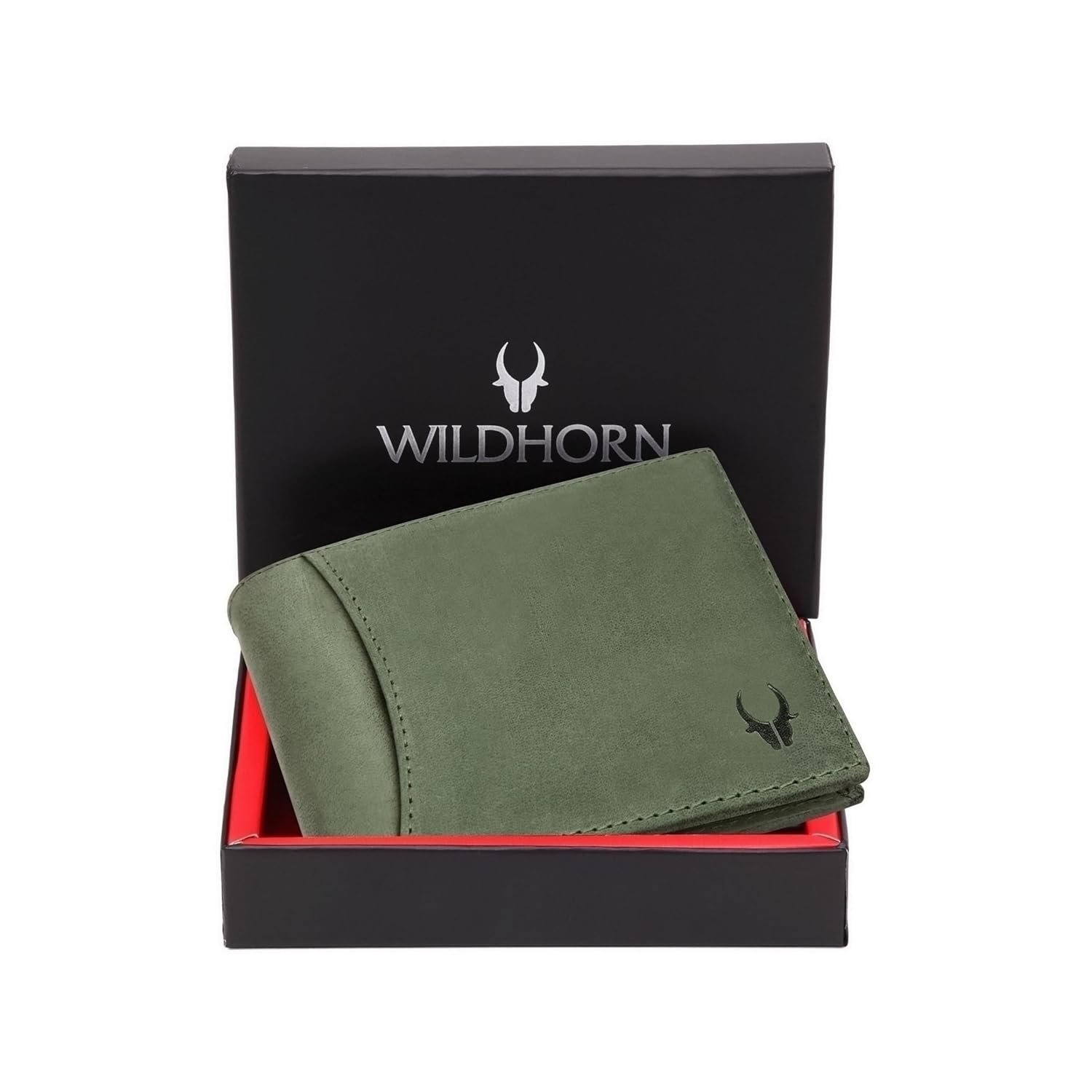 WildHorn Wildhorn India Oliver Green Leather Men's Wallet (WH7311GREEN)